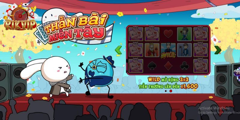 Thần Tài Miền Tây chính xác là siêu phẩm slot nổi bật ở Rikvip